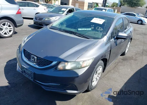 2014 Honda Civic Lx из США, поврежденный, VIN 19XFB2F59EE206256